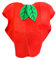 Petitebelle Apfel-Kostüm-Satz-Partei-Abnutzung Unisex Adult Clothing Einheitsgröße rot