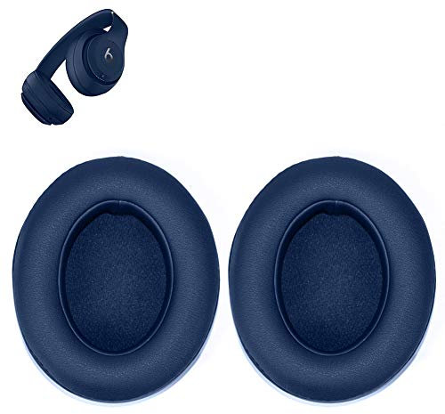 Replacement Earpads Memory Foam Ear Pads Cushion Kit for Studio 3 & Studio 2.0 Wired/Wireless Bluetooth Headset Over-Ear Headphones (Blue)