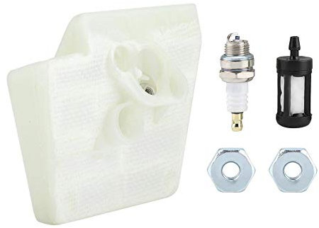 Luftfilter-Zündkerzen-Barmuttern, Kraftstofffilter, Ölfilter-Set, Ersatzzubehör für 026 MS260 Kettensägen-Service-Kit