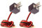 K M Electronics® 2 X 2 PIN Speaker DIN Plug Plugs Male HI-FI CONNECTORS Cable Lead