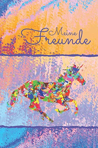 Meine Freunde. Freundebuch oder Poesiealbum für Kinder: Für Mädchen in Kindergarten und Schule