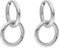 PURELEI® Ohrringe (Silber), Damen Ohrringe aus langlebigem Edelstahl, Wasserfester Schmuck, 15mm Durchmesser