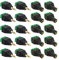 10x Klinken Stecker + 10x Buchsen 3,5mm Adapter > Terminalblock 3 Pin Schraub Klemme Set