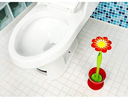 Toilettenbürstenhalter Set Waschraum Kunststoffbürste Lagerregal Weiche BorstenToilettenreiniger Home Badezimmer WC Reinigung Haus & Garten Badezimmer, Kaktus
