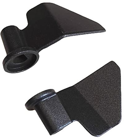 Mayata 2pcs three specifications Non-stick Breadmaker Paddles Stainless Steel Loaf Maker Kneading Blade Replacement For Bread Machine (2.4 X 6.5cm, Black)