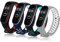 Oumida 4-Pack Kompatibel für Xiaomi Mi Band 4/3 Armband, Sport Ersatzarmband Silikon Atmungsaktiv Uhrenarmbänder für Xiaomi Mi Band 4 / Mi Band 3 (4 Farbe-C)