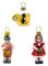Oberfränkische Glas Weihnachtsbaumschmuck, Bayern Mini 3er Set