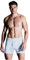 NOTTINGHAM 3 Pezzi Boxer Uomo B416-B416X Apertura con Bottoni in Filo di Scozia, Bianco, 4/M