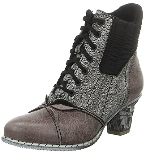 Simen 5397A GRAU Stiefeletten Schnürsenkel grau