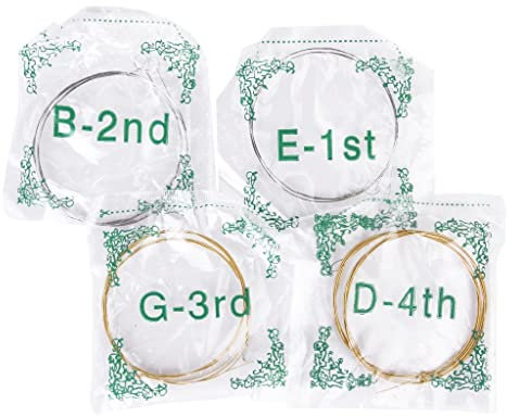 Harilla Satz mit 8 Mandolinensaiten, Loop End Saiten, Messing Umsponnen, G E