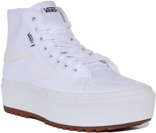 Vans Damen Filmore Hi Tapered Platform ST Sneaker, Canvas White, 42 EU