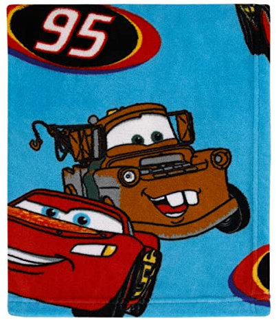 Disney Cars Radiator Springs Lightning McQueen and Tow-Mater Toddler Blanket