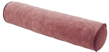 VERTBAUDET Coussin traversin en Velours déhoussable Rose TU