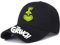 Herren Snapback Caps für Grin-ch, Basecap Vintage Cotton Cap, Mütze Atmungsaktiv für Sport Wandern Ausflug-Black 9||1 Piece