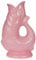 Gurgly Icónica Jarra Rosa Grande 28 cm 1,4 L - Para Agua, Peces, Jarrón Decorativo, Adorno