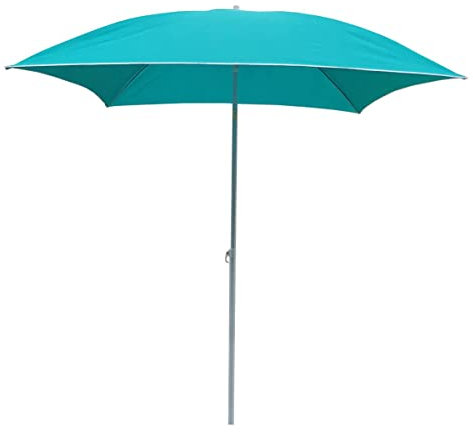 BE TOY'S - Parasol plage carrée helenie turquoise