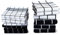 Encasa Frottee-Küchentuch-Set – 70x45 cm – saugfähiges Mehrzweck-Reinigungstuch, wiederverwendbares Handtuch und Geschirrtuch (12er-Pack – Schwarze Kombination)