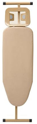 Clothes board rack iron board large ironing table ironing board, ironing board ironing board household folding vertical board pad ironing (Color : Gold)