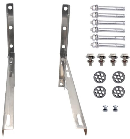 TAUROX Mini Split Wall Mounting Bracket for 9000-36000 BTU Condenser，Mini Split Stand Stainless Steel Support for Air Conditioner or Heat Pump Systems.