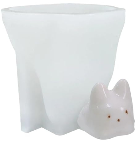 Moule à pudding en forme de chat, moule à gâteau en silicone, moule à pudding, moule à gelée, moule à dessert, moule à mousse, matériau en silicone pour bricolage silicone sucre tournage outils de