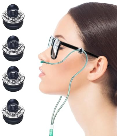 with Anti Slip Design Oxygen Tube Clips for Glasses - Nasal Cannula Ear Protector - Nose Cannula Hose Holder - Oxygen Holder Effectively avoiding discomfort Pain Caused by Oxygen Tubes on The Ears