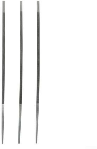 Zuverlässige Kettensägen-Feilen für Kettenwartung, 3-teiliges Set (4 0 mm, 4 mm, 8 mm, 5 5 mm) (4,8 mm)