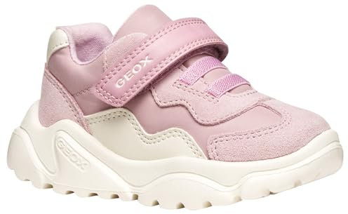 Geox B CIUFCIUF Girl B, Scarpe da Ginnastica Bambina, Old Rose/off White, 25 EU
