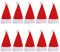 Lerpwige Santa Hats Fork Sets Caps Dinning Room Decors Cloth Knife Spoon Fork Bags