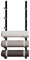 DFANCE Yogamattenregal Wandhalterung Yogamatten Rack Organizer Aufbewahrungsregal, Displayhalter für Yogamatten Aus Metall für Schaumstoffrolle/Widerstandsband/Übungsmatte (Schwarz, 103 cm)