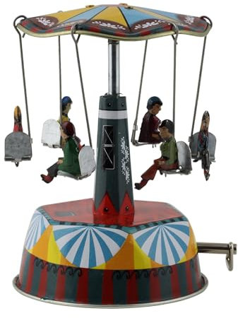 Freak Scene Blechspielzeug - Karussell mit Musik Spieluhr - Musical Carousel - Blechkarussell