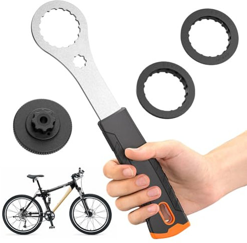 Piashow Centerlock Werkzeug Centerlock Schlüssel, Fahrrad Tretlagerschlüssel Kompatibel mit für Shimano Hollowtech II/BB9000,BBR60,M8000