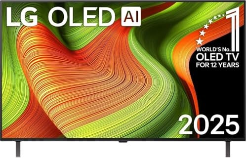 LG OLED48B59LA TV 48 Zoll (121 cm) 4K OLED AI TV (α8 Gen2 4K AI Prozessor, webOS 25, 120Hz) [Modelljahr 2025]