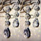 HOHIYA 30 Stück Kristall-Ornamente Weihnachtsbaumschmuck Kugeln Abstand, hängende Kristalle für Tafelaufsätze, Acryl-Kronleuchter, Ersatzgirlande, Edelsteinperlen, Manzanita, transparent