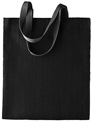 Kimood Damen Jute Tasche (Einheitsgröße) (Schwarz)