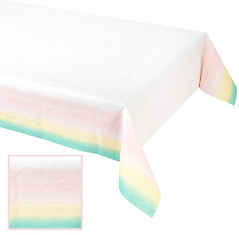 Talking Tables We Heart Pastels, Paper Table Cover, Multi-colour, 180 x 120cm