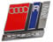 Audi 8A0853735B2ZZ Schriftzug RS2 Kühlergrill Logo Emblem, Blau