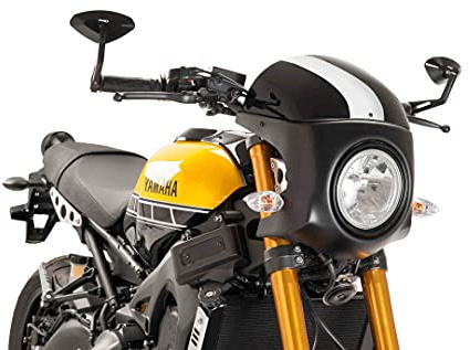 Puig Retro Semi Fairing Black 8934N for Yamaha XSR900 16'-19'
