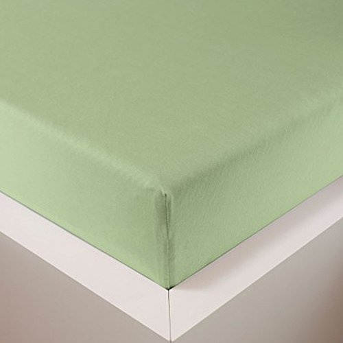 Schlummerglück Spannbetttuch Tencel, lind, 180-200 x 200-220 cm | falten- und bügelfrei, ideal für höhere Matratzen, ideal für Boxspringbetten