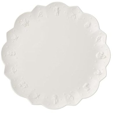 Villeroy & Boch – Toy's Delight Royal Classic Assiette Plate Blanc, Garanti Lave-Vaisselle, Compatible Micro-Ondes, Plat Blanc, Assiette De Noel, Plat De Noel, Porcelaine Haut De Gamme