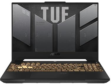 ASUS TUF F15-TUF507VU-LP167W PC Portable Gamer 15 FHD 144Hz (Intel Core i7-13620H, GeForce RTX 4050 TGP140W, 16G RAM, 512Go PCIe SSD) Windows 11 Home Clavier Rétroéclairé AZERTY Français RGB 1 Zonee