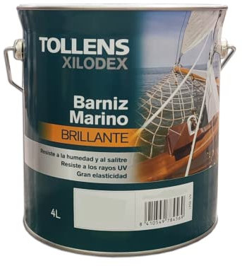 Tollens - BARNIZ MARINO BRILLANTE 4 LT - Incoloro 003