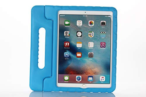 ZiHang Funda Infantil iPad Pro 12.9 2017/2016, Carcasa Niño Antigolpes con Asa Convertible Tapa de Soporte, Funda Bebé Ligera para iPad Pro 12.9 2017/2016 (Azul)
