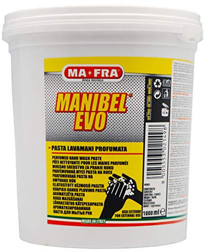 Ma-Fra HO991, Manibel Evo, pasta lavaman per mani unte e sporche di grasso, 1000ml