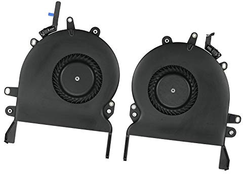 Willhom Ventilador de CPU de repuesto izquierdo y derecho para MacBook Pro Retina de 15 pulgadas con Touch Bar A1707 2016 2017