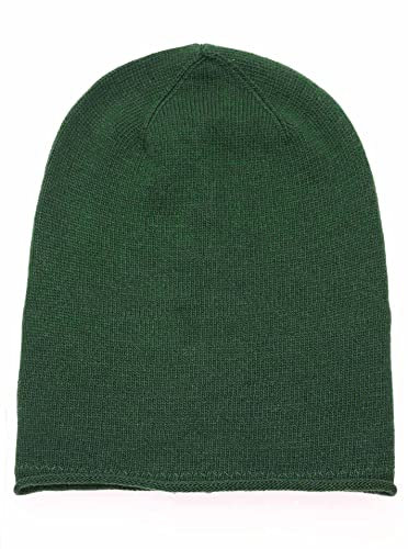 Zwillingsherz Slouch-Beanie-Mütze aus 100% Kaschmir - Hochwertige Strickmütze für Damen Mädchen Jungen - Hat - Unisex - One Size – Mütze warm weich kuschelig im Frühjahr Herbst und Winter