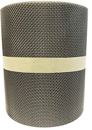 2mm Heavy Duty Stainless Steel Rodent Proofing Wire Metal Airbrick Soffit Vent Mesh - Blocks Rats & Mice (20m x 200mm 2mm Rodent Mesh Roll)