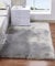 HARESLE Longhair Fell Teppich Waschbar Teppich,Soft Area Rug Schlafzimmer Kunstfell Shaggy Teppich(Grau/160x230cm)