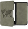 kwmobile Cover Compatible with Pocketbook Touch Lux 4/5/Touch HD 3/Color (2020)/ Vivlio Lux 5 Cover - eReader Case - Travel Outline Grey