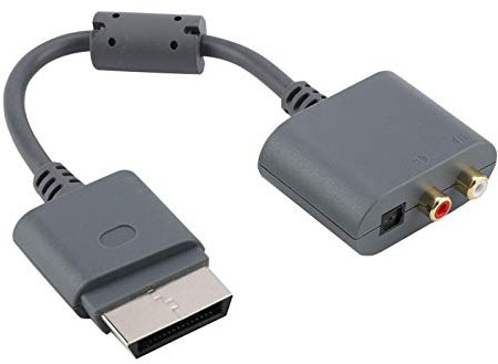 Kuuleyn Audio Cable, Audio Adapter, Optical Audio Adapter, Xbox 360 AV Cable, Xbox 360 Cable, Xbox 360 Wire, New RCA Optical Audio Adapter Conversion Cable Fit For XBOX 360