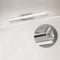 DILUMEN Badlampe Wand 40cm, 1100lm Edelstahl, Kristallacryl, Spiegellampe Wandleuchte Badezimmer Lampe 9w Kaltes Weiß 6000K,Wandlampe Badezimmer, Spiegellampe Bad Einfach IP44 Wasserdicht.